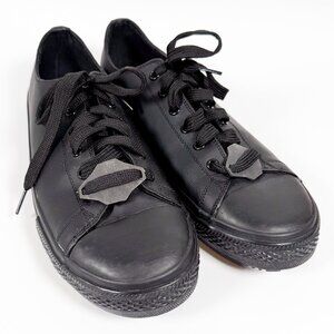 Skechers Work 77001 Black Leather Slip Resistant Shoes Men’s Size 10 EUR 43